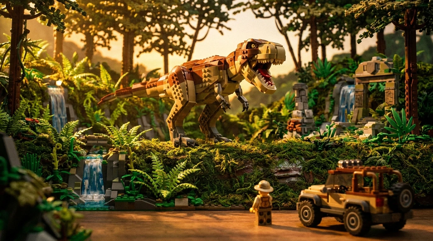 Epic lego jurassic park t rex Sets